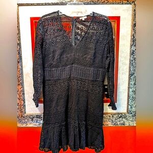 J Koshanna Black Lace Dress